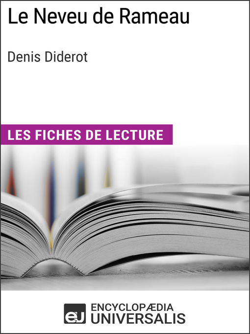 Title details for Le Neveu de Rameau de Denis Diderot by Encyclopaedia Universalis - Available